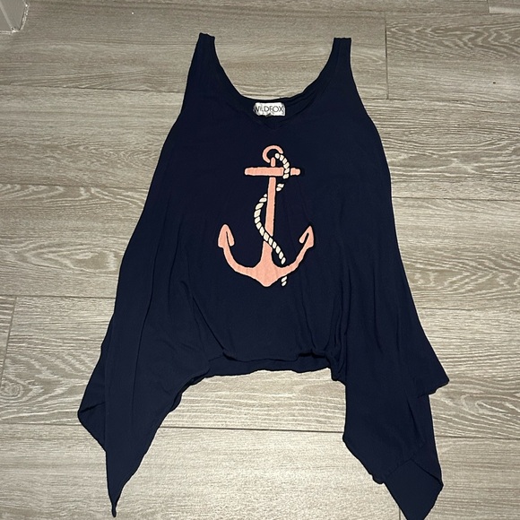 Wildfox Anchor Tank Top - Picture 1 of 4